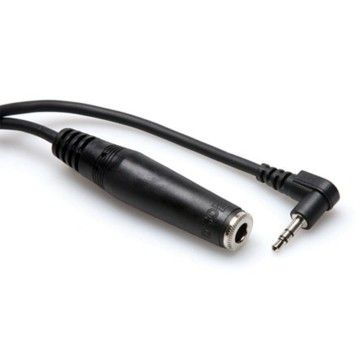 1/4'' TRS (F) - 3.5 mm. TRS (M) Kulaklık adaptörü 15 cm. (MHE-100.5)