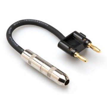 1/4\'\' TS (F) - Dual Banana Hoparlör Adaptörü (BNP-116-BK)