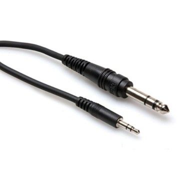 3.5 mm TRS (M) - 1/4'' TRS (M) Stereo Kablo 1.5 m (CMS-105)