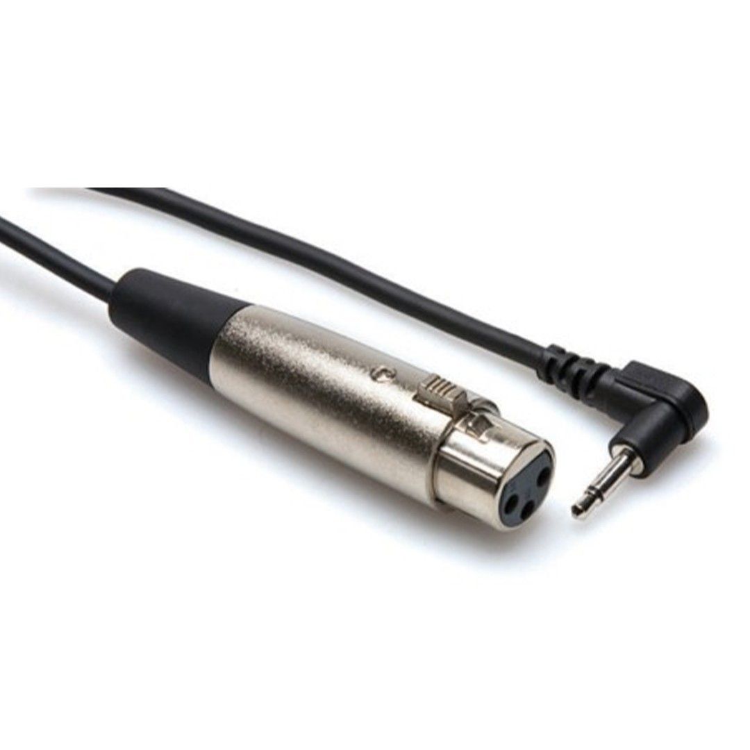 XLR (F) - 3.5 mm TS (M) Mono Mikrofon Kablosu 1.5 m (XVM-305F)