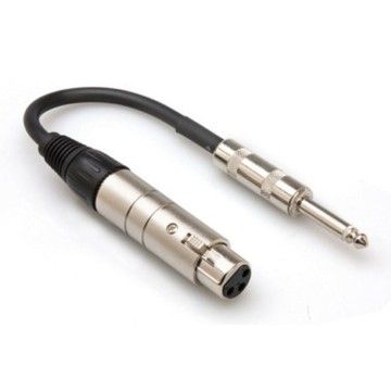 XLR (M) - 1/4'' TS (F) Empedans Bağdaştırıcı ( MIT-176)