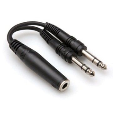 1/4'' TRS (F) - Dual 1/4'' TRS (M) Y-Kablo (YPP-308)