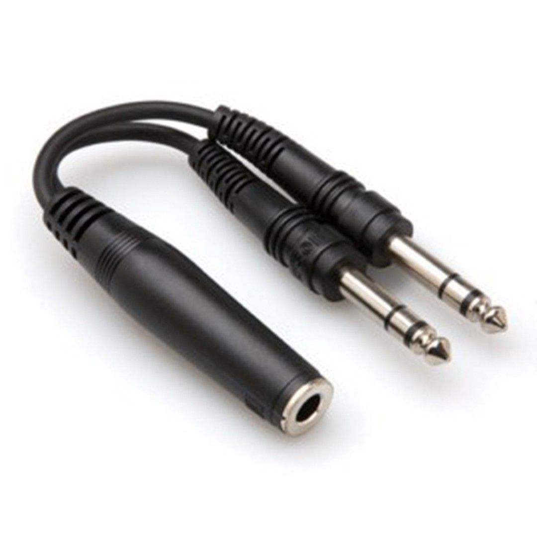 1/4'' TRS (F) - Dual 1/4'' TRS (M) Y-Kablo (YPP-308)