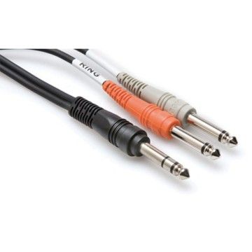 1/4'' TRS (M) - Dual 1/4'' TS (M) Insert Kablo 3 m (STP-203)