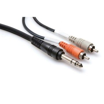 1/4'' TRS (M) - Dual RCA (M) Insert Kablo 3 m (TRS-203)