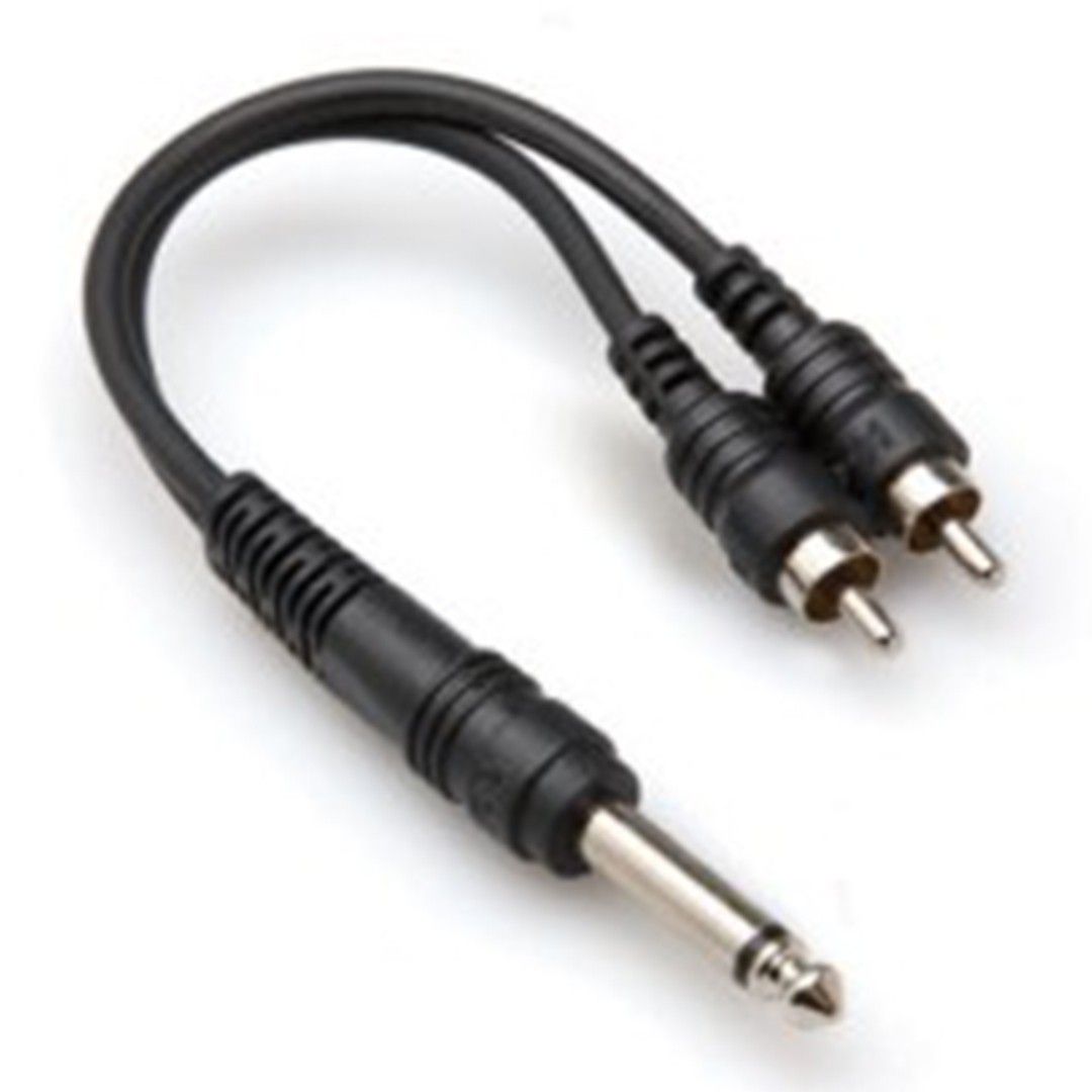 1/4'' TS (M) - Dual RCA (M) Y-Kablo (YPR-124)