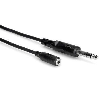 3.5 mm TRS (F) - 1/4" TRS (M) Kulaklık Adaptör Kablosu, 7.5 m (MHE-325)