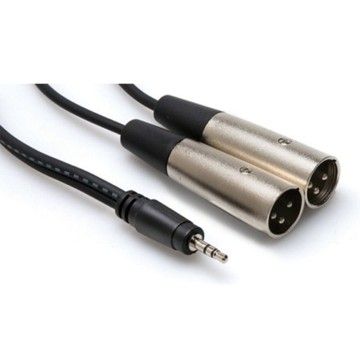 3.5 mm. TRS (M) - Dual XLR (M) Stereo Breakout Kablo 3 m (CYX-403M)