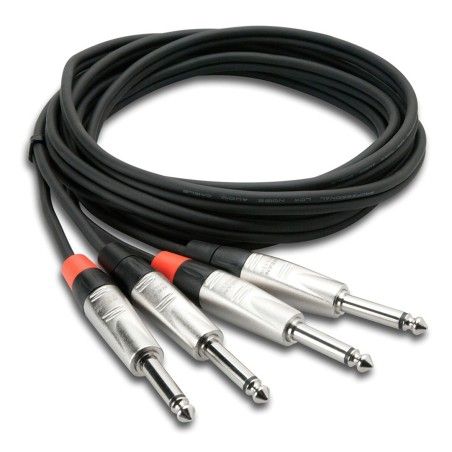 Pro 1/4" TS (M) - 1/4'' TS (M) Balanssız Çift Kablo 3 m (HPP-010X2)