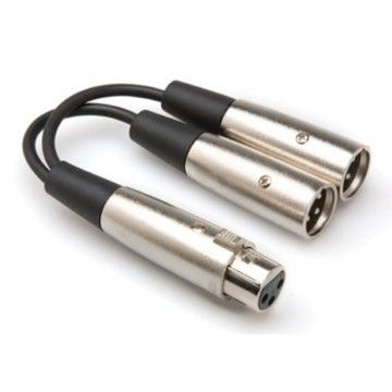 XLR (F) - Dual XLR (M) Y-Kablo (YXM-121)