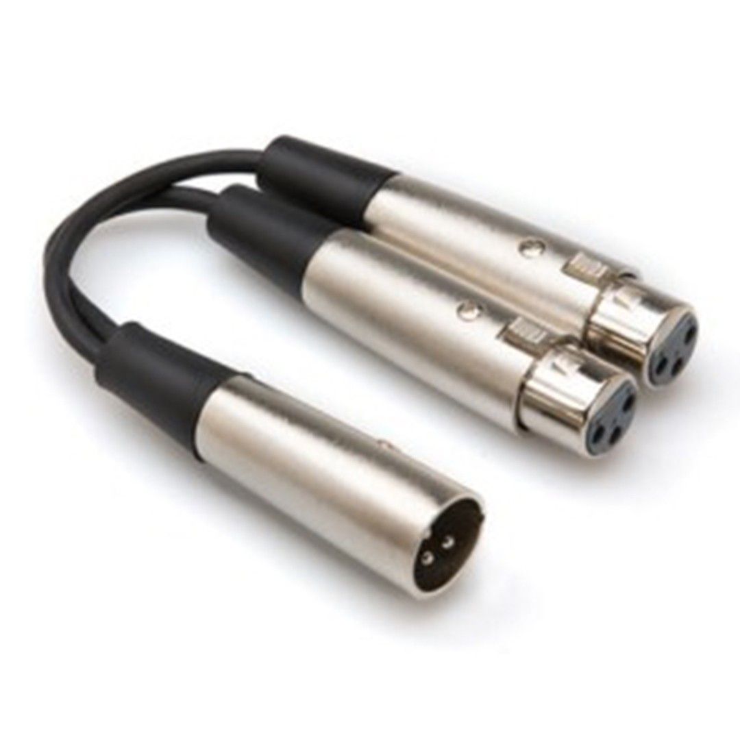 XLR (M) - Dual XLR (F) Y-Kablo (YXF-119)
