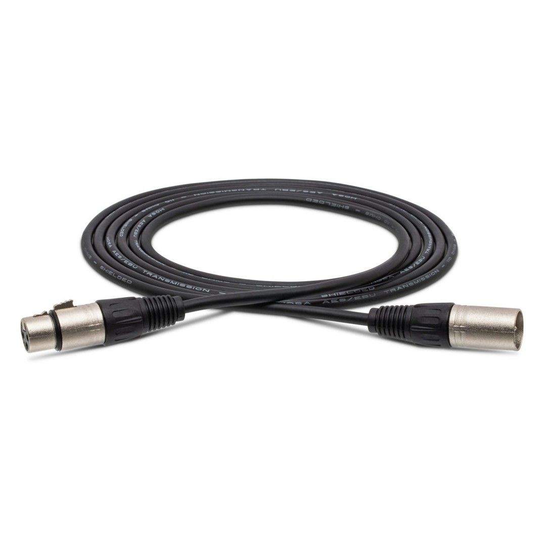 AES/EBU Kablo, Hosa XLR3F - XLR3M, 3M (EBU-010)