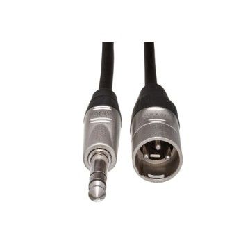 1/4'' TRS - XLR (M) Profesyonel Balanslı Kablo 5 m (HSX-015)