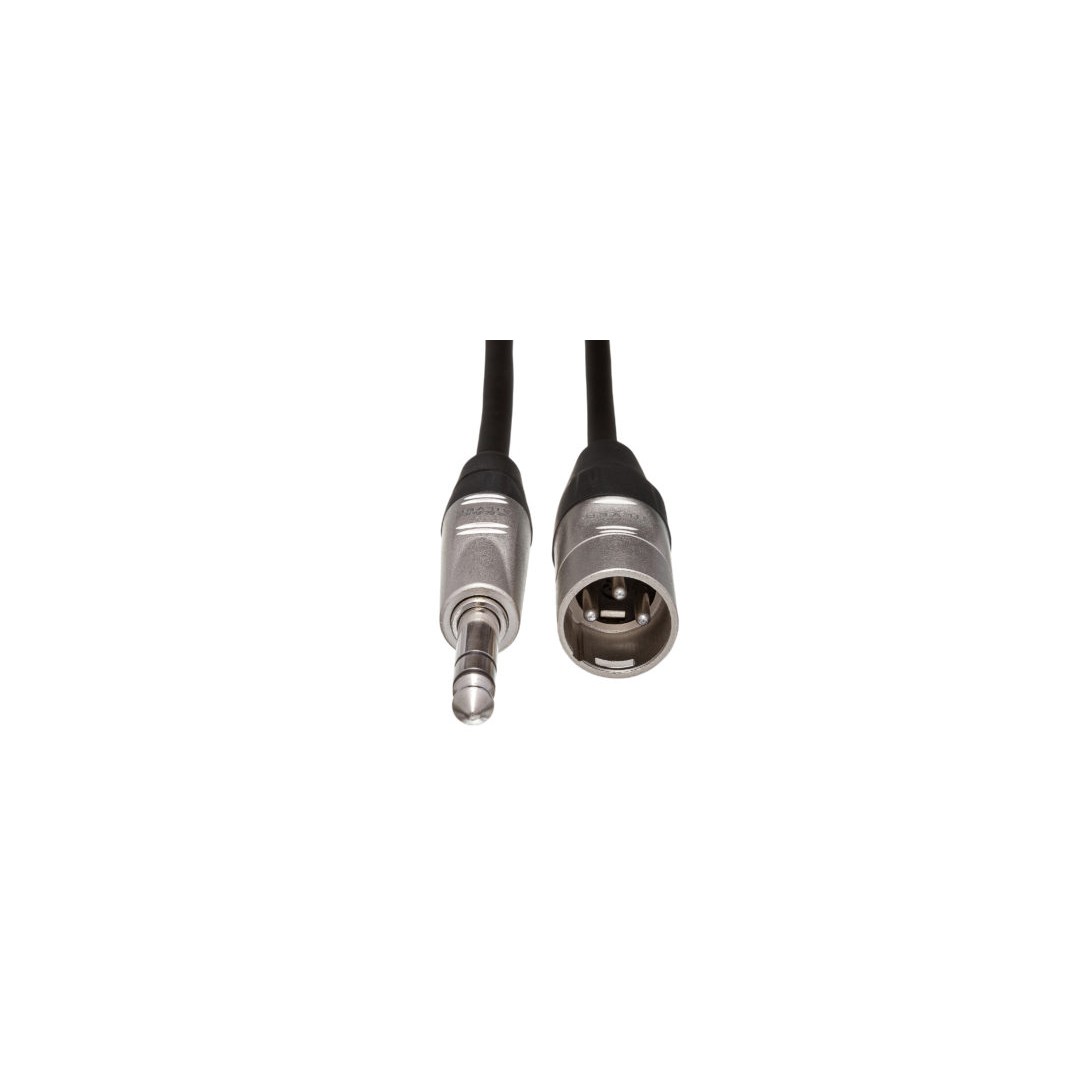 1/4'' TRS - XLR (M) Profesyonel Balanslı Kablo 5 m (HSX-015)
