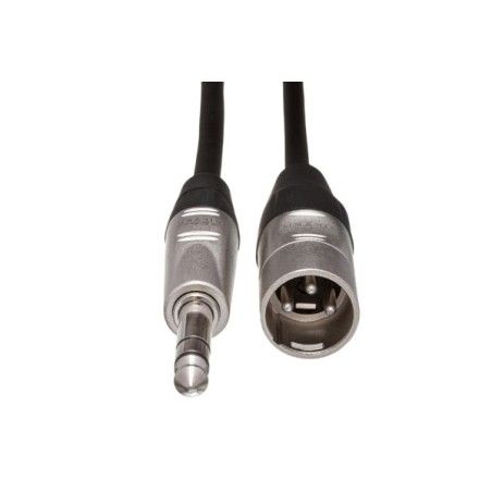1/4'' TRS - XLR (M) Profesyonel Balanslı Kablo 5 m (HSX-015)