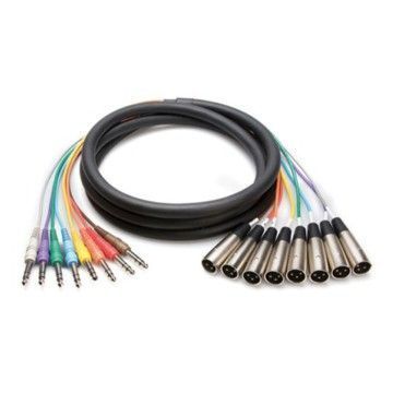 8'li TRS-XLRM Snake Kablo 2 m (STX-802M)