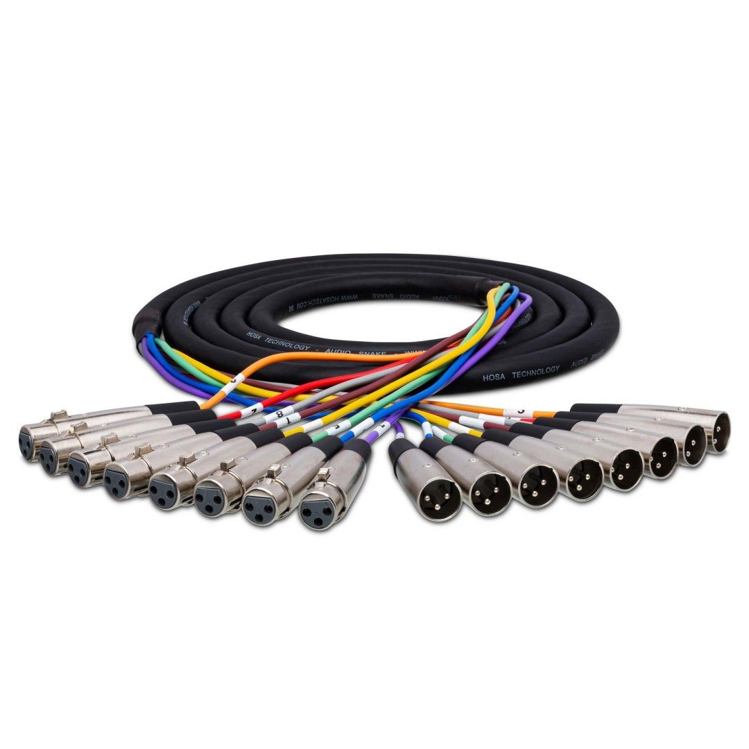 8'li Snake Kablo XLR3 Dişi - XLR3 Erkek (XLR-805)